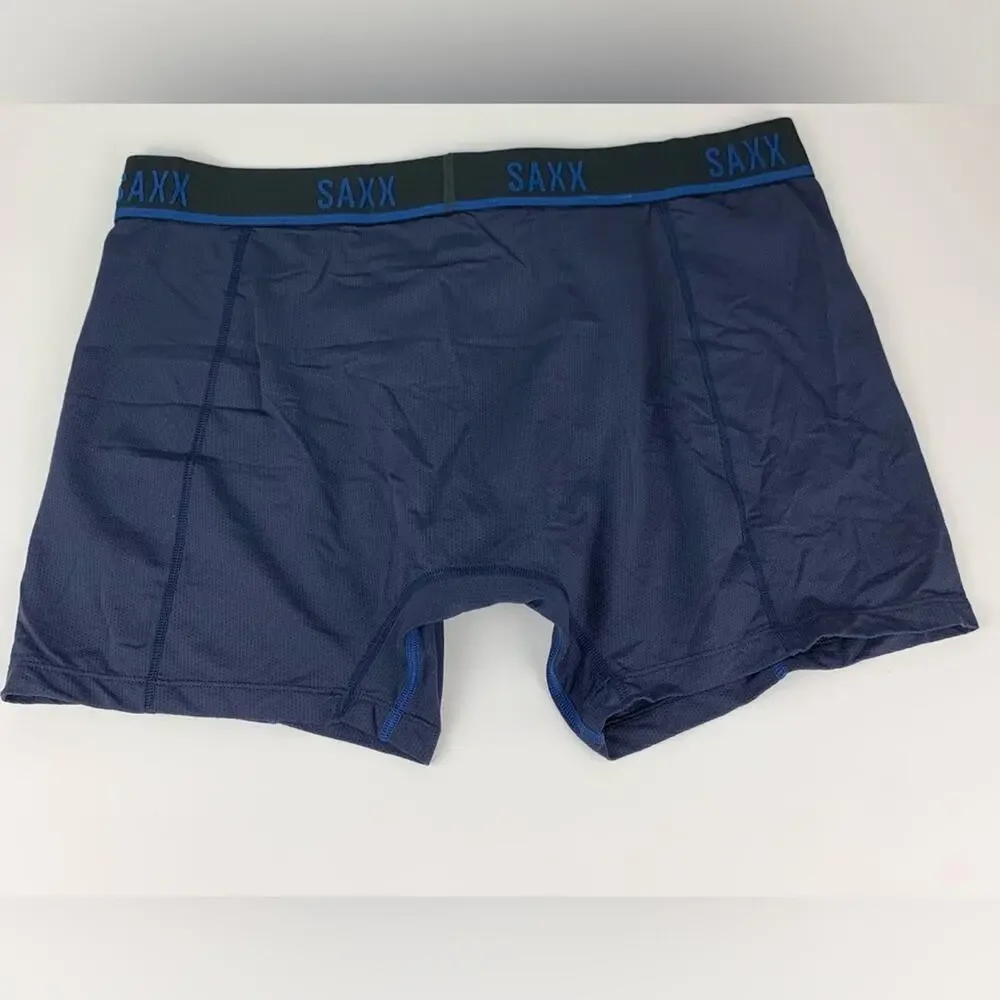 SAXX Kinetic HD Boxer Brief Ballpark Pouch Navy City Blue Underwear XXL